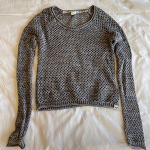 Roxy Grey Long Sleeve Sweater